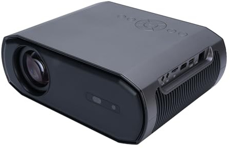 Gugxiom Mini -Projektor, 1080p DLP med 1 GB RAM, 8 GB Minne, 4000 Lm Ljusstyrka, Liten Projektor med Auto Keystone Korrigering och Auto Fokus för Android 9.0 (EU)