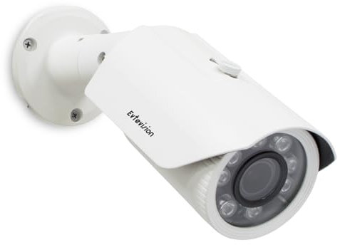 Evtevision 5MP telecamera di sicurezza AHD/TVI/CVI/CVBS 4 in 1 Videocamera di Sorveglianza 2.8-12mm obiettivo varifocale 130Feet/40M Visione notturna Impermeabile IP67