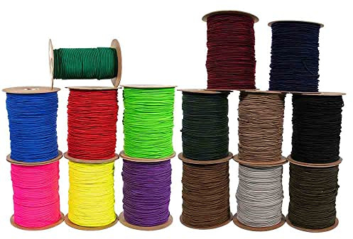 Paracord Planet Shock Cord - 100% Marine Grade Stretch Bungee Cord - DIY Projects, Tie Downs, and Recreation