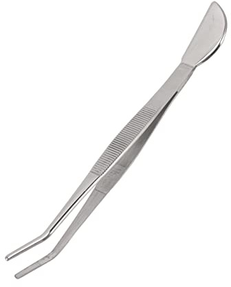Pinzas para Bonsái, Herramientas para Bonsái de Acero Inoxidable, Pinzas para Jardinería, Pinzas para Plantas, Herramienta para Bonsái de Mango Largo, Pinzas Largas para Plantas (Doblado)