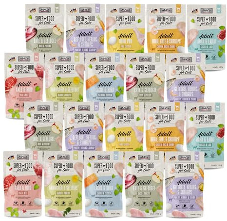 Mac's Cat Multipack | 20 x 100g | garantierter 5 Sorten Mix | Getreidefreies Nassfutter für Katzen