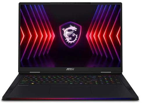 MSI Raider 18 HX A14V Gaming Laptop with Intel Core i9-14900HX Processor, RGB Lighting