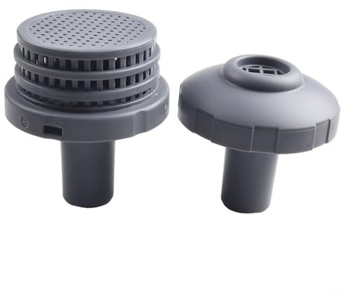 Jotekonoby Kit de buse d'entrée de piscine de 32 mm - Kit de raccordement de tuyau en maille pour piscine hors sol Intex - Pièces de rechange - Accessoires de nettoyage