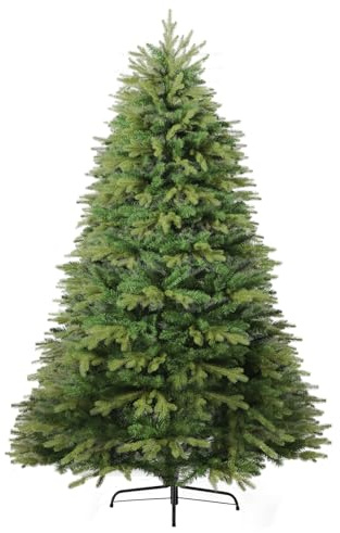Árbol de Navidad Artificial de 180 cm, Soporte metálico. Realista y con Ramas densas. Árboles de Navidad Artificiales.