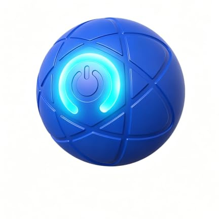 Azonelife Pelota Interactiva Eléctrica para Perros, Pelota Perro se Mueve Sola, Juguete Gatos Movimiento, Recargable por USB