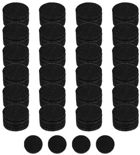 sourcing map 100Pcs Unscented Diffuser Refill Pads, 22mm Air Freshener Replacement Pad Essential Oil Diffuser Pad for Fragrance Home Car Air Freshener Clips, Black