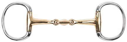 Olivenkopfgebiss KAUGAN®-SHAPED 14 mm, doppelt gebrochen