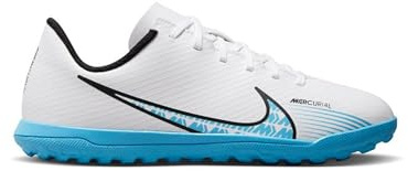 Nike DJ5956-146 JR Vapor 15 Club TF Sneaker Male Blanca BALTICA/Azula BALTICA EU 35
