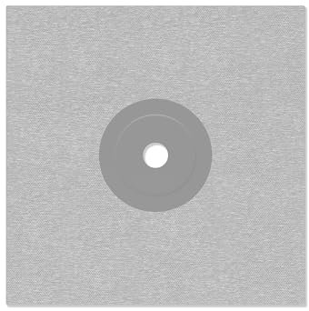 Isolbau Lot de 100 manchettes murales P3 grises - 120 mm - Bande d'étanchéité - Manchon étanche pour sanitaire, douche, salle de bain, carrelage - Isolation - Pour l'intérieur et l'extérieur