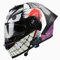 Bluetooth Motorradhelm DOT/ECE-Zugelassener Klapphelm Integriertem Flip Vollvisierhelm Motocross Racing Helm Mit Doppelvisier Multifunktional Integrierter Helm Für Damen Herren 7,XXL:63-64CM