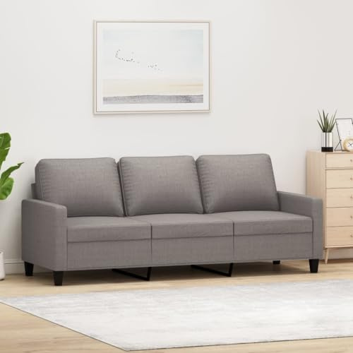 ShGaxin Sofá de 3 plazas de Tela Gris Taupe 180 cm, Sofas De Salon, Hogar Sofa, Muebles Salon, Sofa Relax, Sofá Moderno - 359178