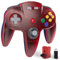 KIWITATA - N64 Wireless Controller for Switch Console, 2.4GHZ Rechargeable N64 Wireless Remote Control Compatible with N64 System, Raspberry Pi, MAC, PC Windows 7,8,10,11