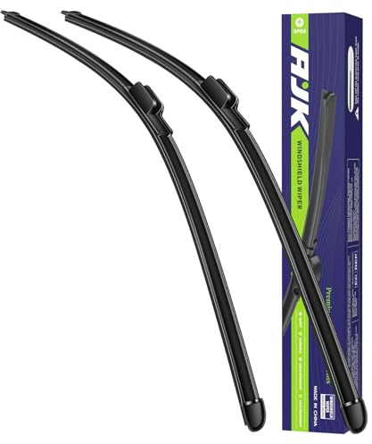 AJK Wiper Blades for Honda Accord 2023 2024, 2 Piece All Weather OEM Quality Automotive Replacement Windshield Wiper Blades for My Car