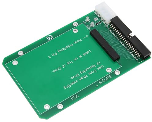 POENVFPO 44 Pin Hard Idea -Disk -Disk Adattatore Convertitore per 2,5 a 3,5 Pollici HDD SD Easy Installation