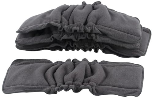YIXANNX 10 Pezzi Pannolini di Stoffa per Bambini Pannolini Lavabili Riutilizzabili Inserti Assorbenti Traspiranti Fodere Portatili Booster Allattamento