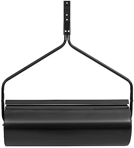 Solivagant Rullo da Giardino a Spinta Nero 63 L Ferro,Multicolore,17.2kg