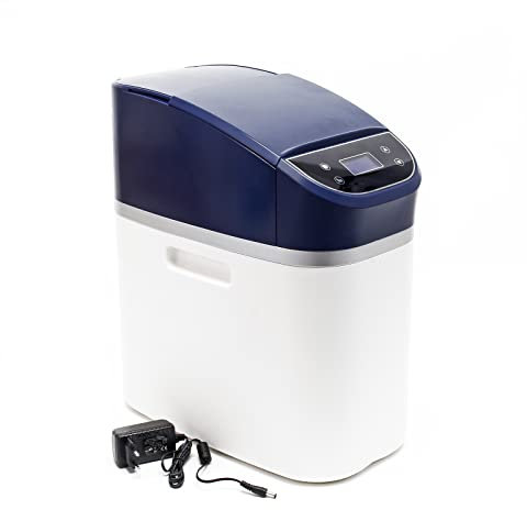 Wiltec SOFT-R1 Wasserenthärtungsanlage, Wasserentkalkung mit 500 l/h, Entkalkungsanlage mit Ionentauscher, Wasserenthärter mit 10 l Soletank