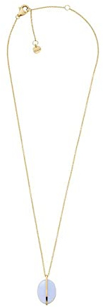 Skagen Halskette Für Frauen Meer Glas, Gesamtlänge: 40Cm + 5Cm Gold Edelstahl Halskette, SKJ1578710