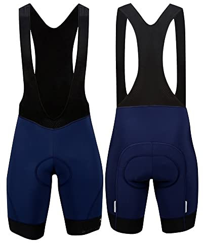 Salopette Ciclismo Pantaloni estivi in bicicletta da uomo Pantaloni estivi gel bici corta biciclette for biciclette traspirabili pantaloni ciclistici da uomo sotto usura ( Color : Deep Blue , Size : X