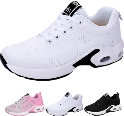 Orthoback Zapatos Mujer Orthoshoes Cloudwalk Pro Ergonómico Alivio del Dolor Zapatos Orthoshoes Mujer (Blanco, 37 EU)
