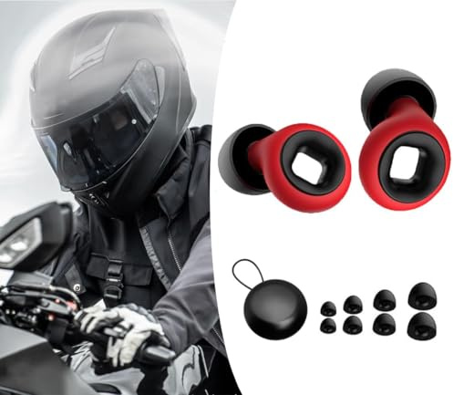 JXAXD Motorcykel öronproppar mot vindljud, Artevive öronproppar, hörselskydd motorcykel, Moto öronproppar och 4 storlekar i XS/S/M/L, C