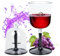 Copas De Vino Tinto,2 Piezas 300 ML Copas De Vino De Plástico,Tallo Reutilizable Copas De Vino,Copas De Cata De Vino Transparentes Para Camping,Anticaída,Extraíble,Fiestas En El Jardín,Picnics