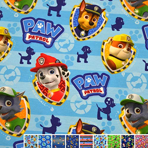 MAGAM-Stoffe Paw Jersey Kinder Stoff Oeko-Tex Meterware 50cm (01. Paw)