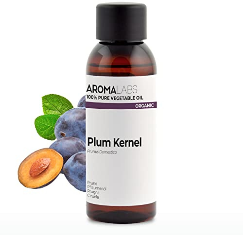 Prune BIO (Prunus domestica) - 50 mL - Huile Végétale Vierge et Certifiée AB - Aroma Labs - Made in France