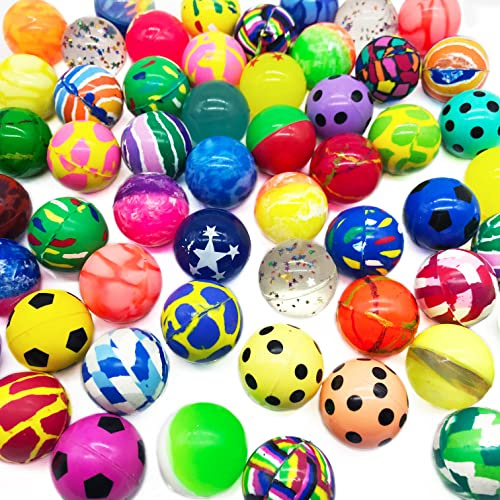 GERILEO Pack 10/20 Balles rebondissantes en Caoutchouc pour Enfants de 45 mm - Bouncing Ball - Jeu pour Enfants - Sacs Cadeaux, garnissage piñata, fête Infantile et Anniversaire (20)