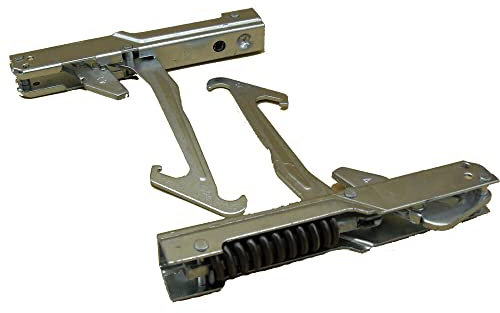 JCSPARES® - Kit coppia cerniera molla 155x19mm per sportello porta forno grande da 90 cm compatibile con Smeg (Vedi modelli in descrizione)