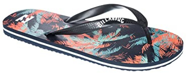 BILLABONG Tongs Homme Tongues, Navy/Red, 42 EU