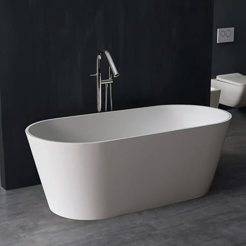 STONEART Badewanne freistehend BS-553 weiß/165x75/matt