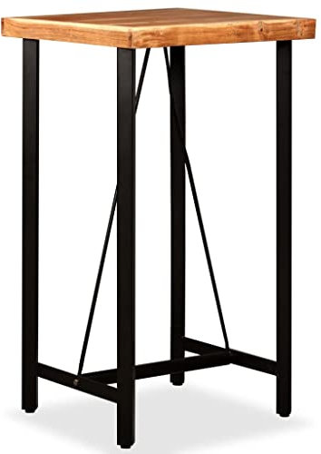 XGWKCNV Furniture Select Bartisch Akazienholz massiv 60x60x107 cm