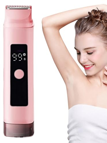 Donna Bikini Trimmer Impermeabile Ricaricabile Doppia Testa A Secco/Umido
