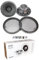 2 coaxial speakers compatible with Focal Auditor ACX-165 ACX165 2 way 16.5 cm 165 mm 6.5 inch diameter 60 watts rms and 120 watts max 4 ohm 91.5 dB per pair + grid and 5 free stickers