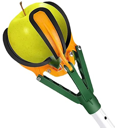 Recoge Frutas Telescopico Extensible, Recogida De Frutas De Goma Blanda De Tres Garras, Frutas Jardinería Cosecha Herramientas para Granja Recoger Varias Frutas 1m~1.5m