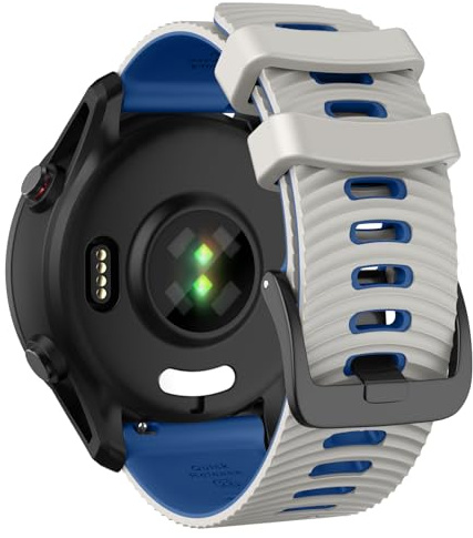 MYSNBKN Armband für Garmin Forerunner 265/Forerunner 255/Vivoactive 4/Venu 3/Venu 2, 22mm Ersatzarmband aus Weichem Silikon