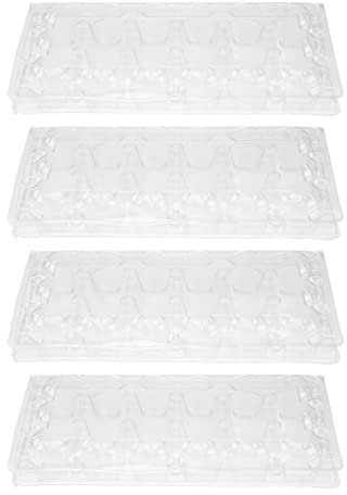Cartons d'œufs de caille 18 grilles, 50 petits cartons d'œufs avec couvercle, plateau à œufs en plastique for réfrigérateur, stockage d'œufs de pigeon