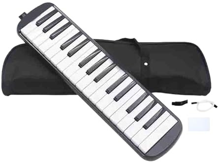 Melodica 32 Key Melodica Mouthpiece Melodic Instrument Double Tube Stable Musical Instruments Beginner Organ Melodica
