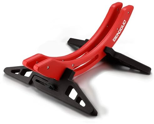 alouweekuky Support Vélo Sol Range 25-80mm Largeur Réglable VTT Râtelier Vélo Support Stationnement Assemblé Pneu Avant Arrière Vélo Route Antidérapant Vélo Course Vélo Électrique Intérieur Stable