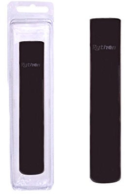 PYTHON Super Tack Racquetball Gummi Grip (glatt, extra kl & Dünn/Clear, Schwarz, Blau, Rot, Weiß erhältlich), schwarz