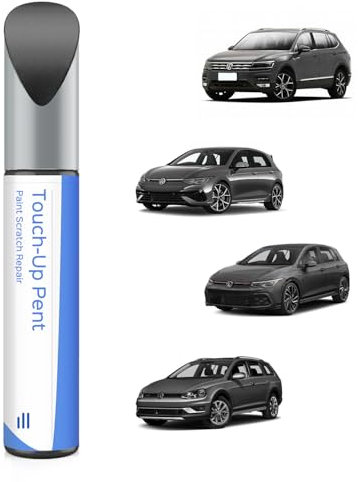 Stylo de retouche LR7H gris indium compatible avec VW/Volkswagen Correspondance exacte des puces et des rayures