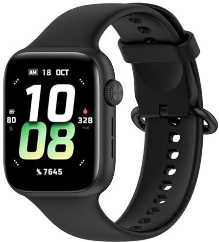 xhKJO Ersättningsremmar för Honor Watch 5 armband, silikon flipspänne klockarmband handledsrem, ersättning klockarmband armband armband för Honor Watch 5 klocktillbehör, average, Silikon, Ingen