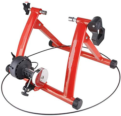 Rodillo de bicicleta con resistencia magnética, 6 velocidades, para interiores, entrenamiento en casa, bicicleta de carreras, entrenador de carretera