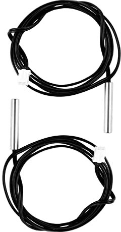 IMIKEYA 2Stücke Wasserdichte Ntc Thermistorsonde Temperaturfühler für Digitale Hohe Empfindlichkeit und Minimale Verzögerung Feuchtigkeits und Rostfrei