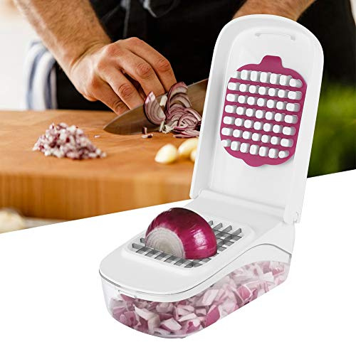 OVAQUIXI Matchopper, Multifunktionell Vegetabilisk Skärare, Snabb Morot och Potatis Krossmaskin för Hemkök, Gjord Av ABS -plast