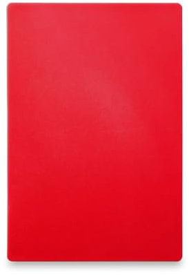 HENDI Tabla de cortar con certificación HACCP 600x400 - Rojo -600x400mm