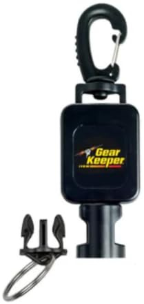 Gear Keeper Locking Medium Scuba Dive Light Retractor - Scuba Gear With Medium Mount, Swiveling Snap Clip & QC-II Split Ring Accessory - Scuba Diving Accessories - Made in USA