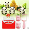 Liuxingran Moule à Sushi en Forme de Boule de Riz - Onigiri - Accessoires 3D - Panda