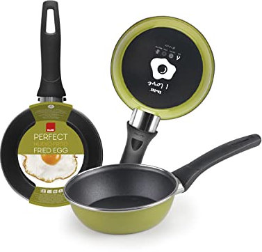 IBILI 930014 Sarten esmalte musgo14 CM